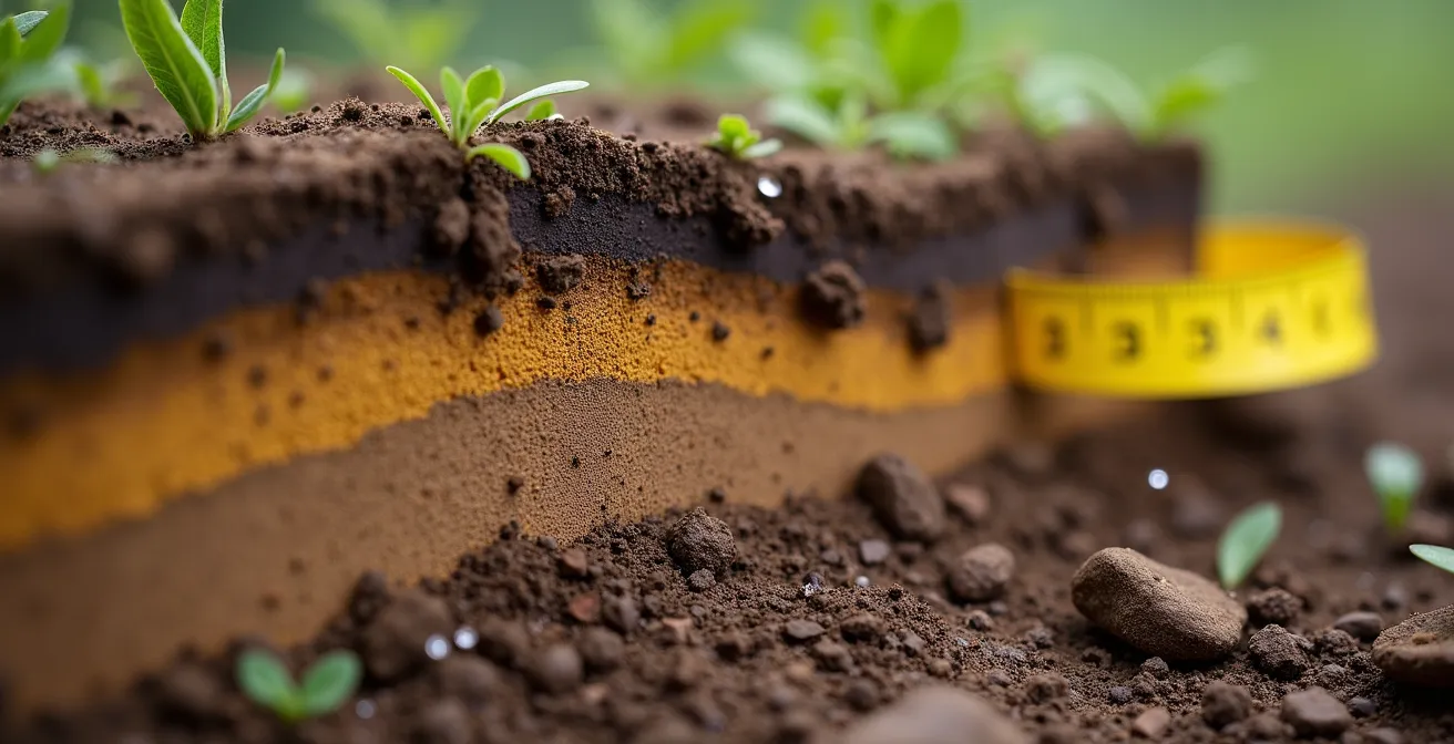 Vue aérienne d'un terrain à bâtir avec marquage au sol pour l'implantation d'une maison